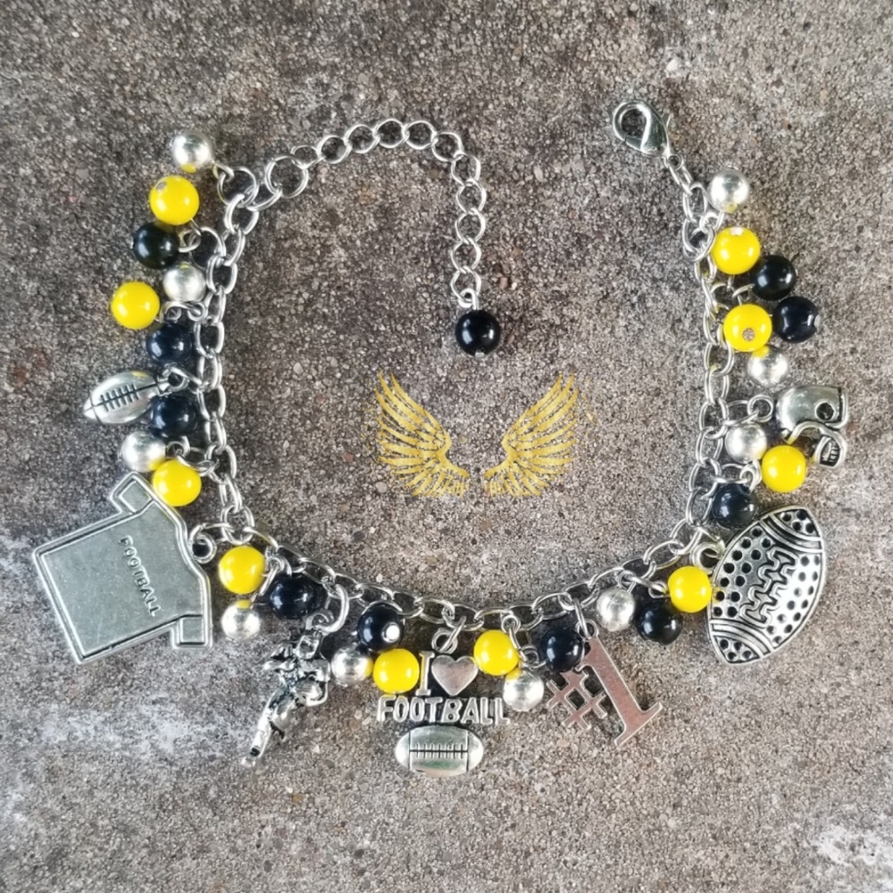 Steelers Charm Bracelet